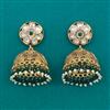 Antique Jhumki with Matte Gold Plating
