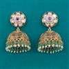 Antique Jhumki with Matte Gold Plating
