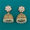 Antique Jhumki with Matte Gold Plating