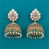 Antique Jhumki with Matte Gold Plating