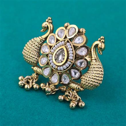 Antique Birds Ring with Gold Plating