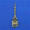 Antique Pearl Tikka with Matte Gold Plating