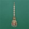 Antique Pearl Tikka with Matte Gold Plating