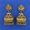 Antique Jhumki with Matte Gold Plating