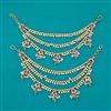 Antique Multi Layer Ear Chain with Matte Gold Plating