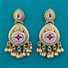Antique Pearl Earring with Gold Plating