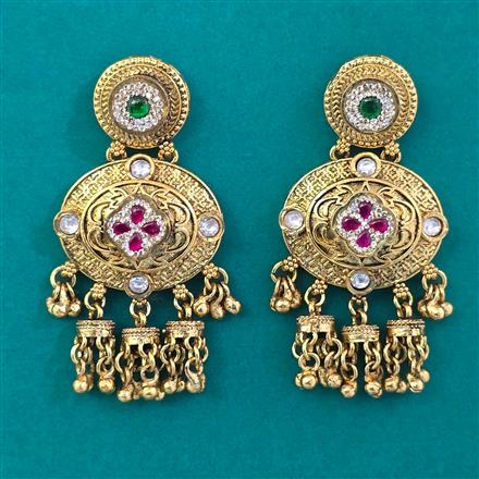 Antique Classic Earring with Gold Plating