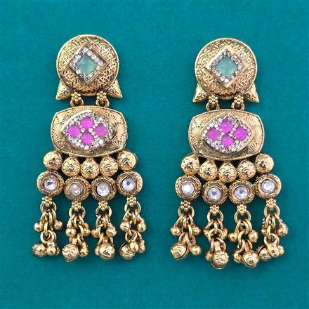 Antique Classic Earring with Gold Plating