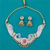 Antique Choker Necklace with Gold Plating