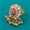 Antique Pearl Ring with Gold Plating