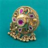 Antique Adjustable Ring with Gold Plating