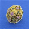 Antique Adjustable Ring with Gold Plating