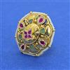 Antique Adjustable Ring with Gold Plating