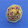 Antique Adjustable Ring with Gold Plating