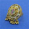 Antique Pearl Ring with Gold Plating