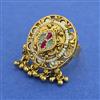 Antique Pearl Ring with Gold Plating