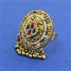Antique Pearl Ring with Gold Plating