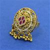 Antique Pearl Ring with Gold Plating