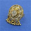 Antique Pearl Ring with Gold Plating