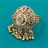 Antique Pearl Ring with Gold Plating