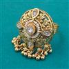 Antique Pearl Ring with Gold Plating