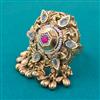 Antique Adjustable Ring with Gold Plating