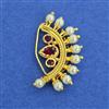 Antique Pearl Nose Ring with Gold Plating