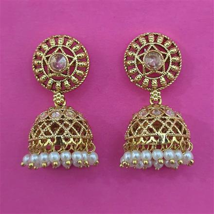 Antique Jhumki with Gold Plating