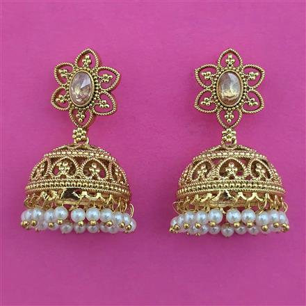 Antique Jhumki with Gold Plating