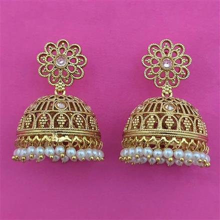 Antique Jhumki with Gold Plating