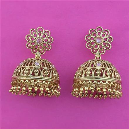 Antique Jhumki with Gold Plating