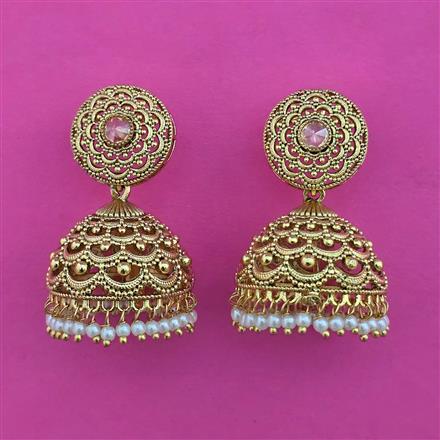 Antique Jhumki with Gold Plating