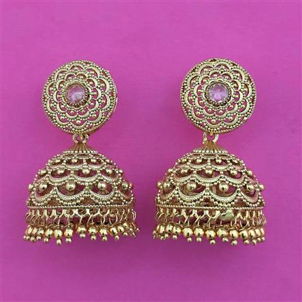 Antique Jhumki with Gold Plating
