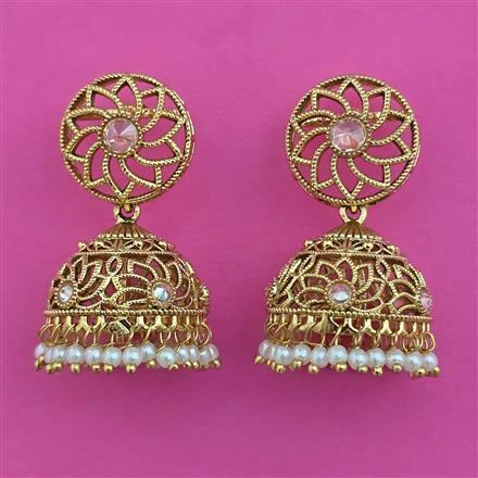 Antique Jhumki with Gold Plating