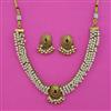 Antique Classic Necklace with Matte Gold Plating