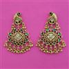 Antique Classic Earring with Matte Gold Plating