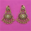 Antique Classic Earring with Matte Gold Plating