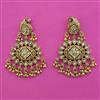 Antique Classic Earring with Matte Gold Plating