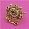 Antique Birds Ring with Matte Gold Plating