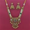 Antique Heritage Necklace with Matte Gold Plating