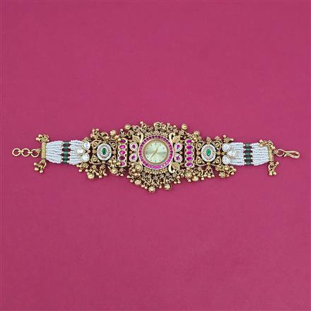 Antique Kashmiri Watch With Gold Plating