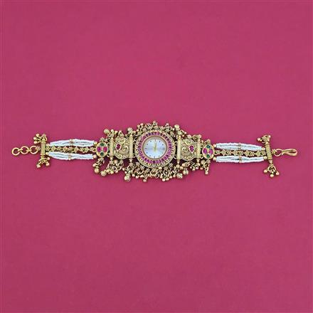Antique Kashmiri Watch With Gold Plating