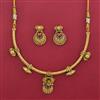 Antique Hasli Necklace with Matte Gold Plating