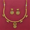 Antique Hasli Necklace with Matte Gold Plating