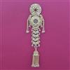 Antique Pearl Hair Brooch with Gold Plating