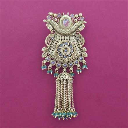 Antique Birds Hair Brooch with Gold Plating