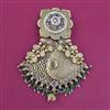 Antique Pearl Hair Brooch with Gold Plating