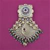 Antique Pearl Hair Brooch with Gold Plating