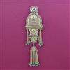 Antique Pearl Hair Brooch with Gold Plating