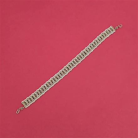 Antique Pearl Shishful with Mehndi Plating